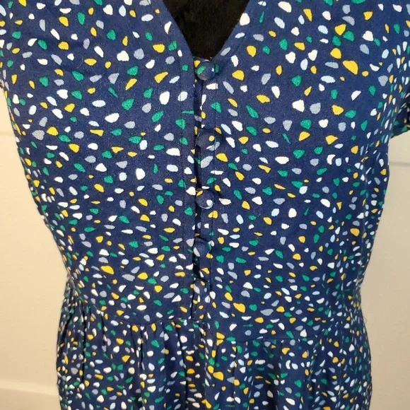 Banana Republic Navy V Neck Dress S - Picture 4 of 13